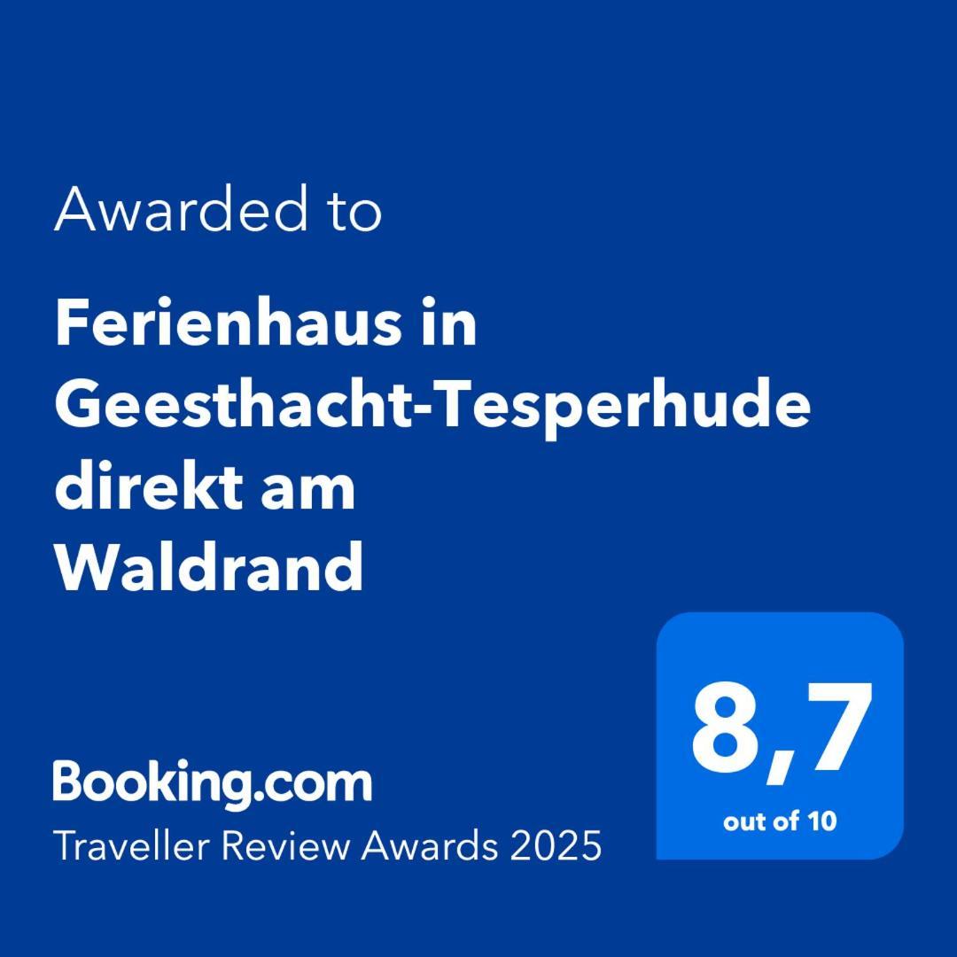 Ferienhaus In Geesthacht-Tesperhude Direkt Am Waldrand Ngoại thất bức ảnh
